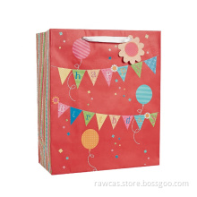 Red Christmas Nice Printing Paper Gift Bags